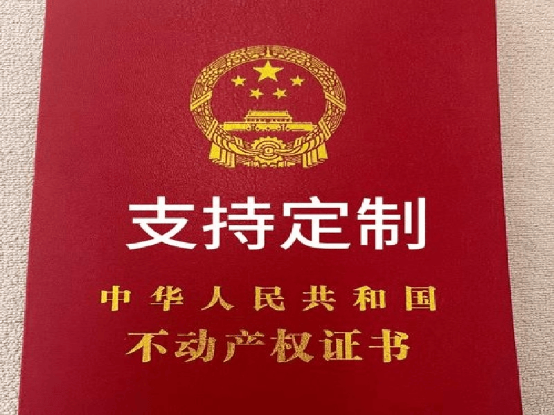 资质证件定制-红金大气喜庆风